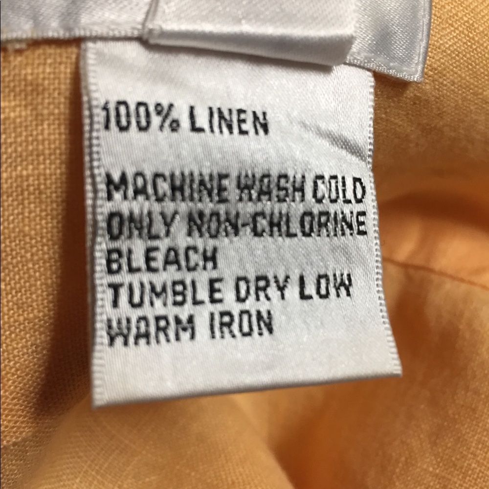 Talbots % Irish Linen Large Button-Down Blouse - image 5